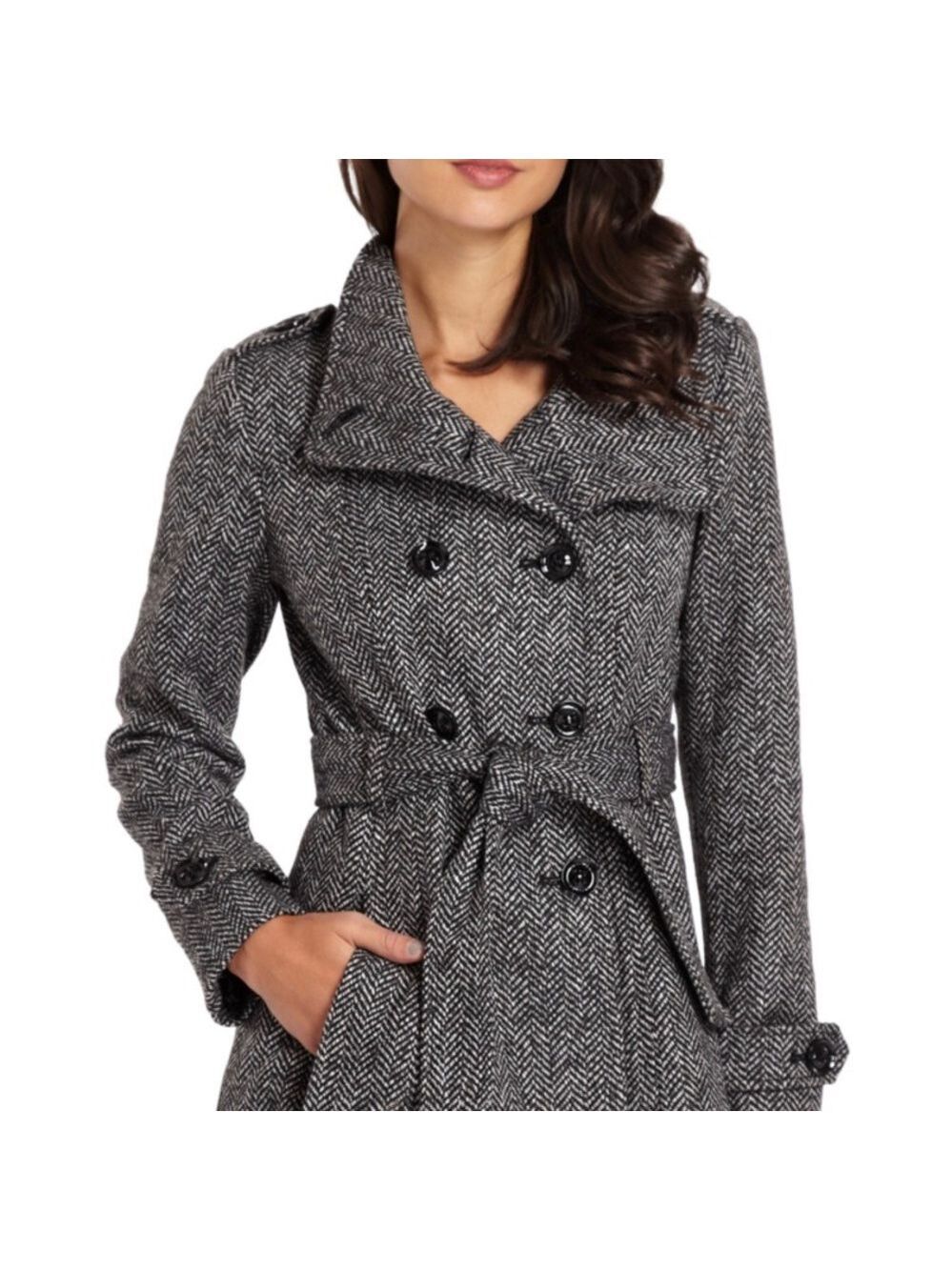 Esprit Black and Gray Women's Coat